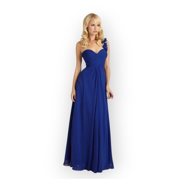 Dresses & Skirts - Allure 1267 Bridesmaid Dress Royal Size 2 NWT